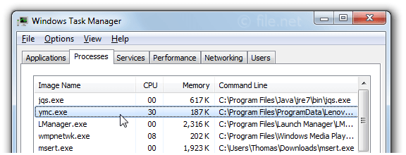 Windows Task Manager with YMC